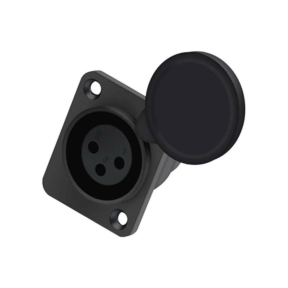 

ABS Plastic Shell Auto Replacement Parts XLR 3-pin Socket Charging Port/socket Welding Wire For Audio Mobility Scooter
