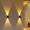 LED Outdoor Solar Wall Light Up And Down Luminous Garden Lamp Villa Courtyard Porch Street Decorative Lighting Wall Washer Light 5