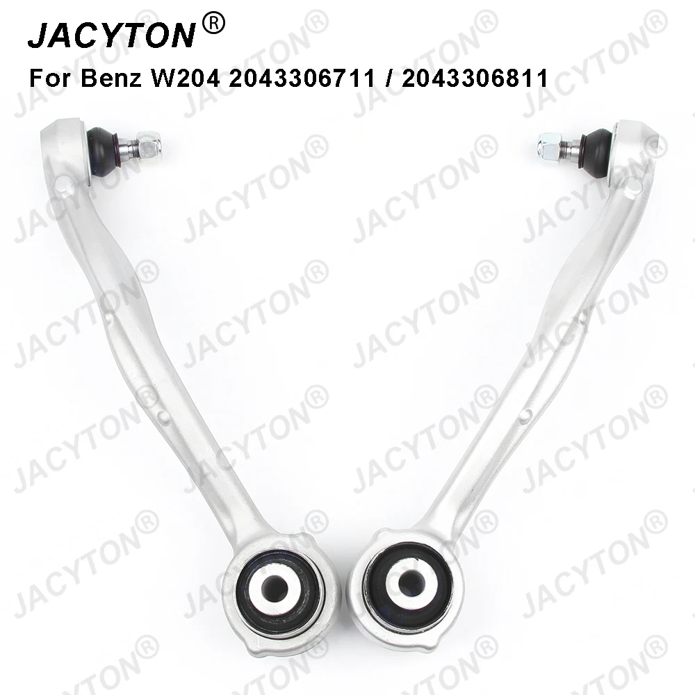 

JACYTON Пара Передняя Нижняя подвеска Прямой Рычаг управления для Mercedes Benz C E класс W204 C207 SLK R172 2043306711 2043306811