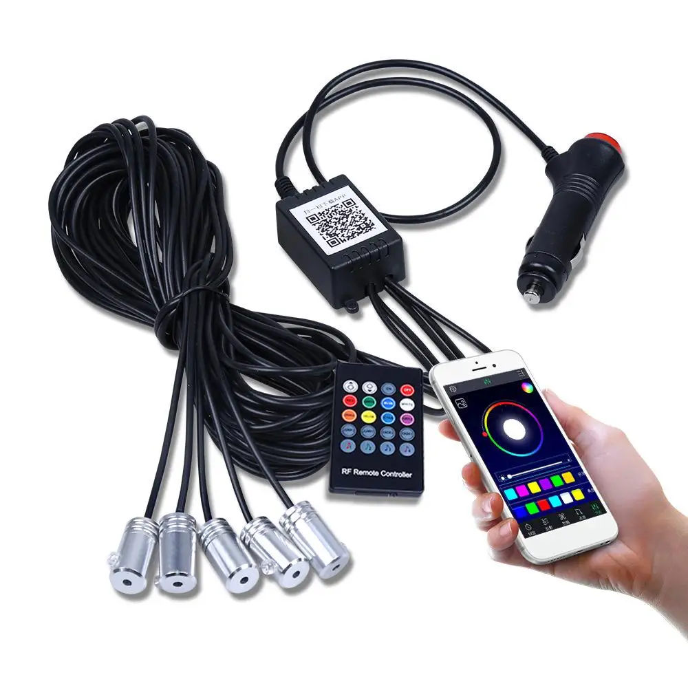 

Встроенная RGB-лента в 1, создает атмосферу, интерьер автомобиля, встроенная оптоволоконная лента, управляемая приложением музыка, оптоволоконная лента 8 м