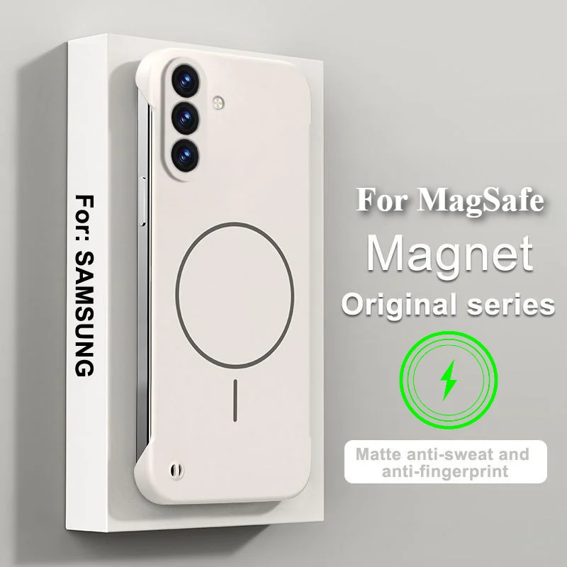 Ultrathin Framel Matte Phone Case with Magsafe Compatibility