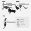 Adjustable 1Pair Pulley Sling Lifting Rope Ratchet Hook Max Load 150lbs/68kg Lifter Hangers Assembly Sling Lifting Pulley Hooks 6