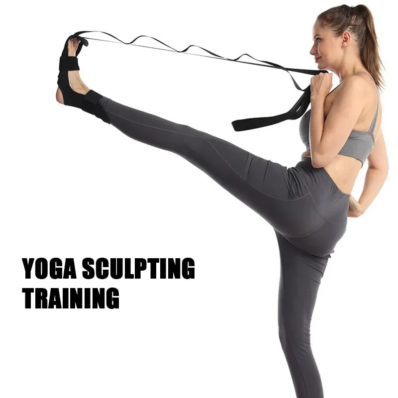 Yoga Resistance Bands Home Fitness Muscle Relaxation Stretching Band