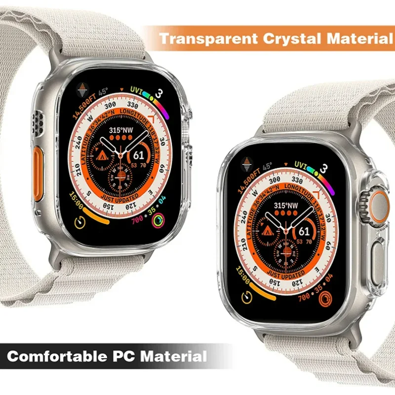 360° Full Coverage Protective Case for Apple Watch with Screen Protector - TPU Bumper Design