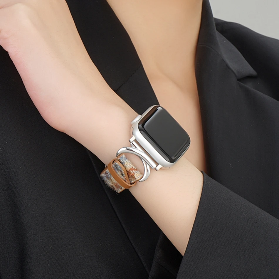 Apple ð     Ʈ Ultra 49MM 38MM 41MM 40MM 44MM 45MM 42MM Houndstooth ո Ʈ IWatch ø 8 7 6 SE 5 4 