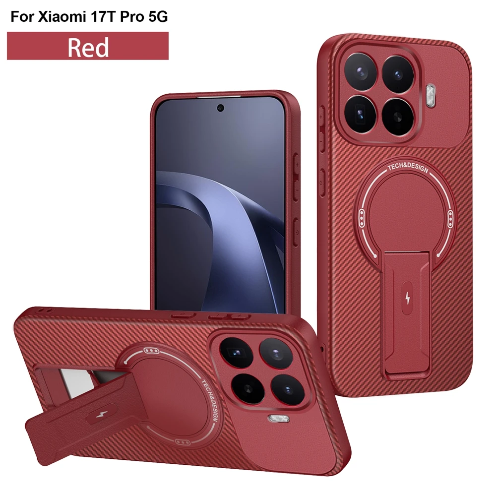 Armor Magnetic Ring Bracket Case with Magsafe Wireless Charging Compatibility
