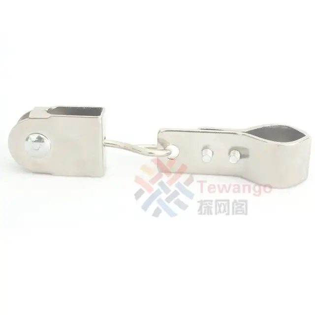 Rozsdamentes Acél Szíjtárcsó Csőbilincsek 25 Kg Terhelés Csapágy Pergolas Hullám Lombkorona Visszahúzható Árnyékháló Tartozékok 15-20 Mm-Es Csőhöz - Image 2