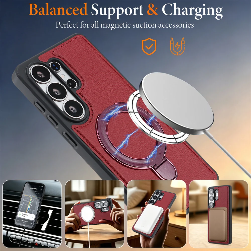 Ultra Luxury Leather Case with Holder