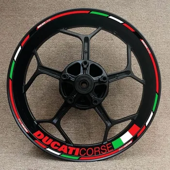 Adesivo Stripe Mozzo Ruota Decalcomania riflettente di alta qualità adatto per Ducati Corse 796 795 821 Monster Diavel Multistrada Panigale