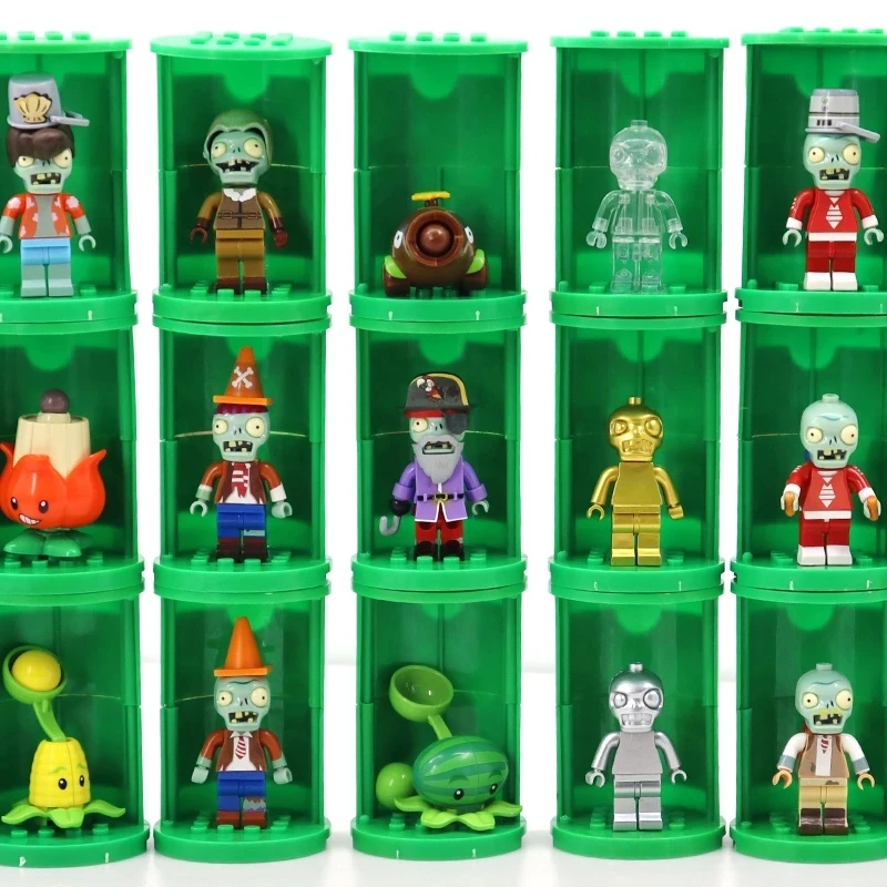 Plants VS Zombies Building Block Toys PVZ Dolls Assembly Figure Model Anime Action Figures Toy Bricks Children's Birthday Gifts