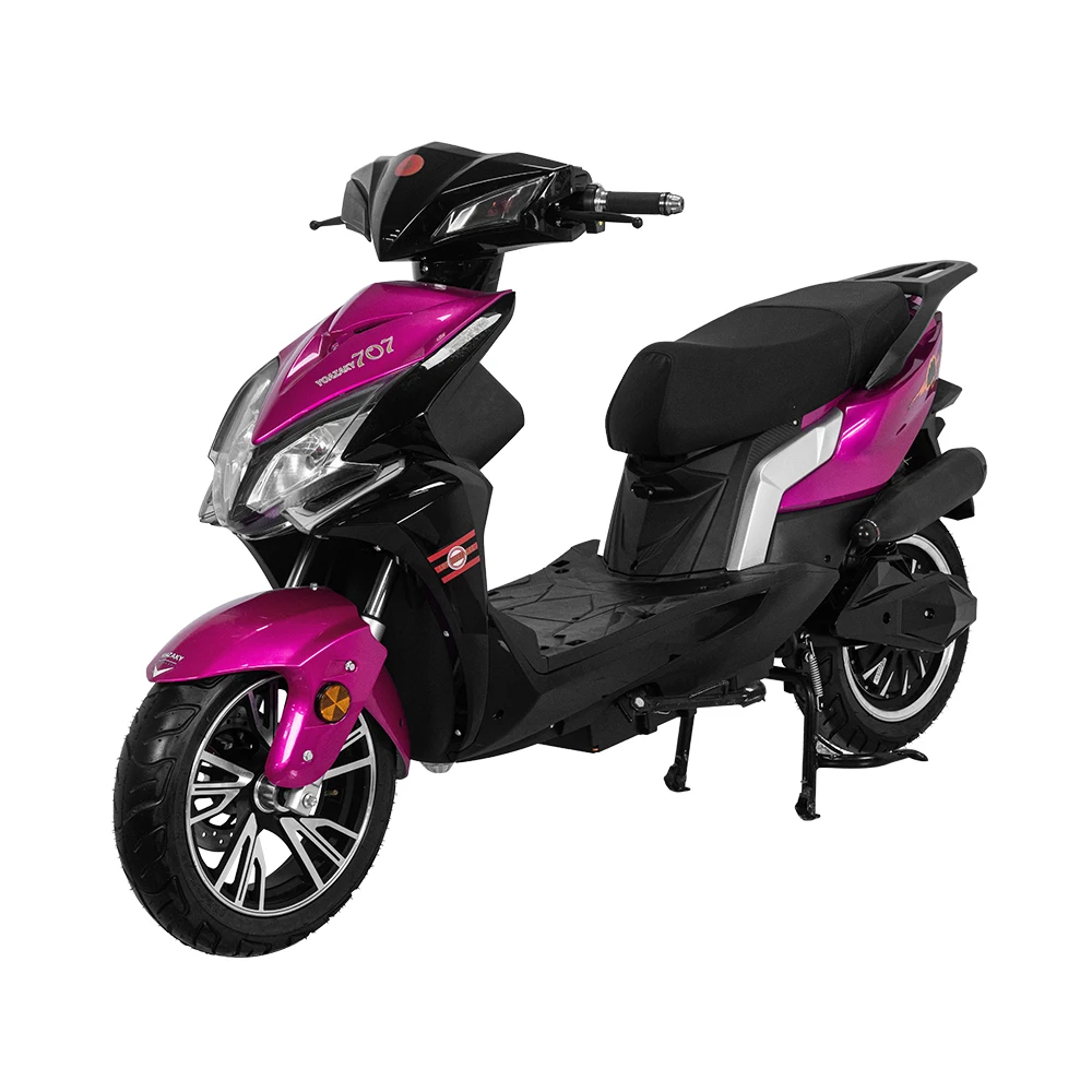 HEZZO New Electric Motorcycle Scooter 72V 20AH 2000W Max Black Motor Power Battery Time Charging Tutu Color Double Brake Origin foldable electric motorcycle scooter 52v 18 2ah 2000w max black motor power battery time charging tutu color double brake origin