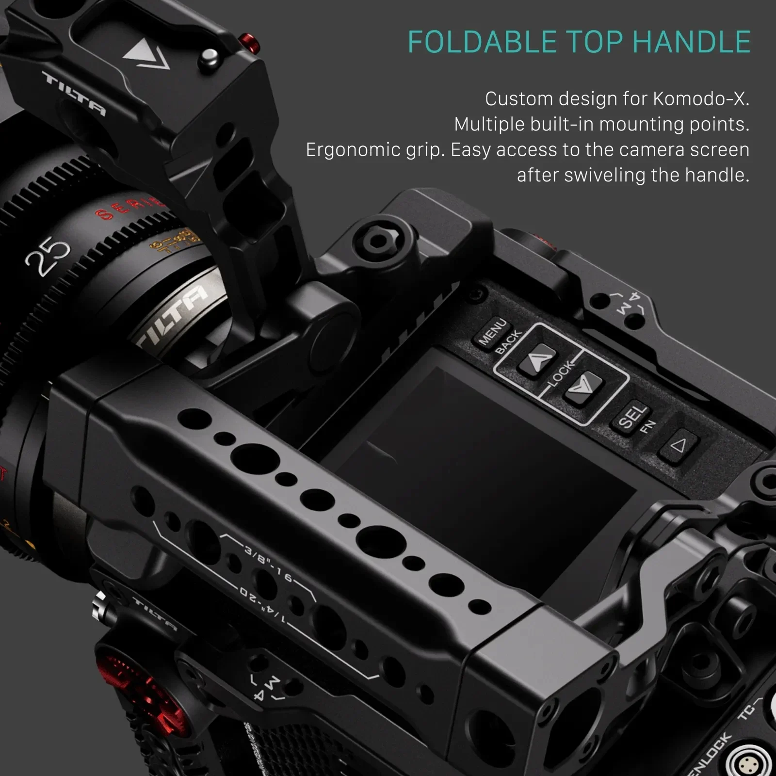 TILTA Full Camera Cage for RED KOMODO X TA-T53-FCC-B TA-T53-A-B