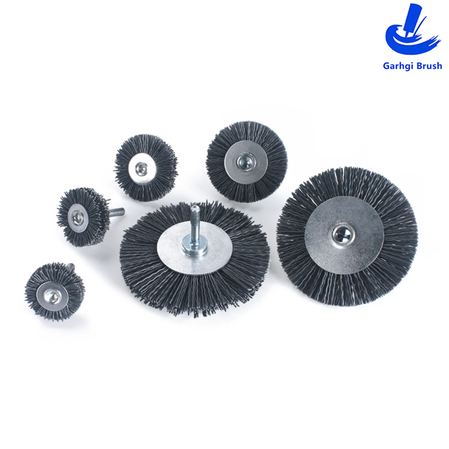 320Grit Nylon Draht Rad Pinsel Polieren Farbe Streifen Skala Rost Reinigung Weichere Metalle Aluminium Bohrer CNC Maschine Werkzeug Zubehör – Detail 9