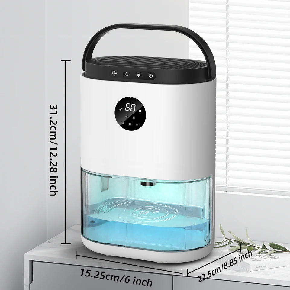 2300ML Smart Dehumidifier for Bedroom and Home