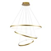 60CM 80CM 100CM Modern Pendant Lights For Living Room Dining Room Circle Rings Acrylic Aluminum Body LED Ceiling Lamp Fixtures 6