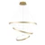 ZPBSJ Moderne Keuken Island Hanger Licht LED Chroom Mini Hanger Verlichting Slaapkamer Bedside Tafel Kleine Hanger Lights (2-Light