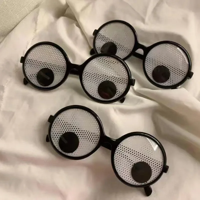 Whimsical Eyeball Rolling Glasses - Novelty Costume and Party Accessory