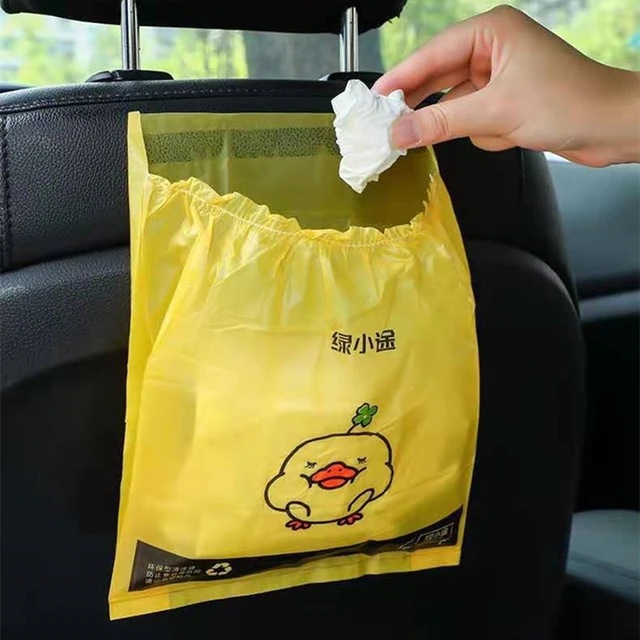 Self-Adhesive Trash Bag Paste Type Foldable Car Garbage Bag Car