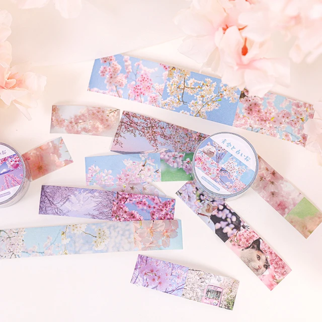 Kawaii Washi Tape Set, Cute Cartoon Print Wide Washi Masking Tape Sticker  Decorative Label for Scrapbook, DIY Crafts, Bullet Journal Supplies, School
