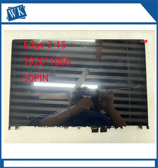 15.6 Laptop Lcd Touch Screen with Bezel For Lenovo Edge 2 15 Edge2-15 1580 80QF 80QF0004US 80QF0005US