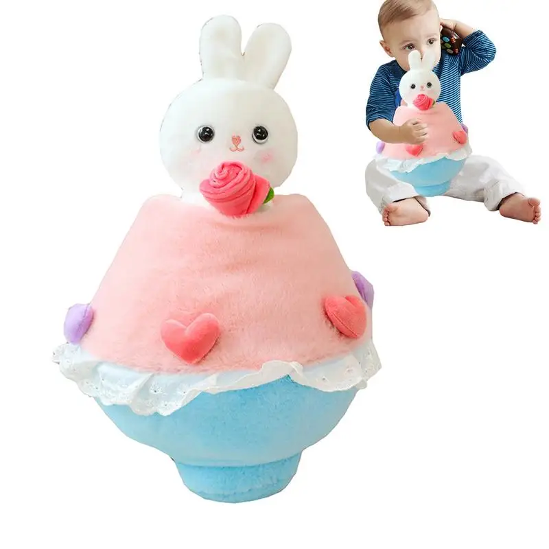 Bunny Transformed Plush Bouquet Creative And Adorable Rabbit Stuffed Animal Exquisite Rabbit Stuffed Animal Cute Bunny Plush absorbent easter towels adorable easter bunny gnome dwarf printed microfiber dish towels water absorbent kitchen rags for drying