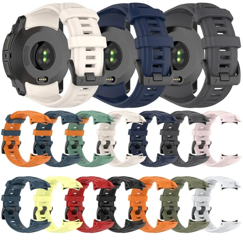 Enhanced Silicone Smart Watch Strap for Garmin Instinct – Durable and Comfortable Wrist Band Bracelet