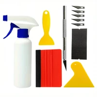11Pcs Car Window Tint Application Tools Kit Vinyl Squeegee Film Scrapers Vehicle Glass Protective Film Installing Wrap Tool 1