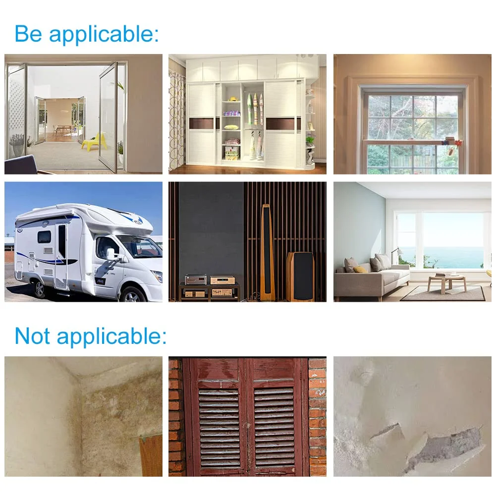 D I P E Weatherstrip Door House Rubber Strip Foam door seal Window Sealing Strip under Door Window Anti Cold 5/6/10M