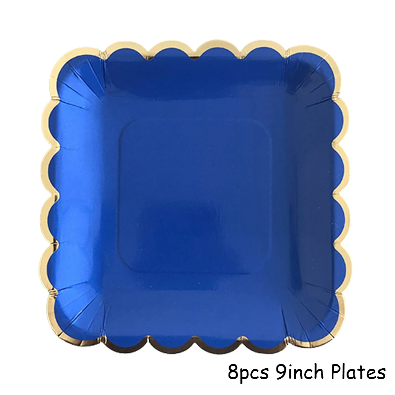 8pcs 9inch Square
