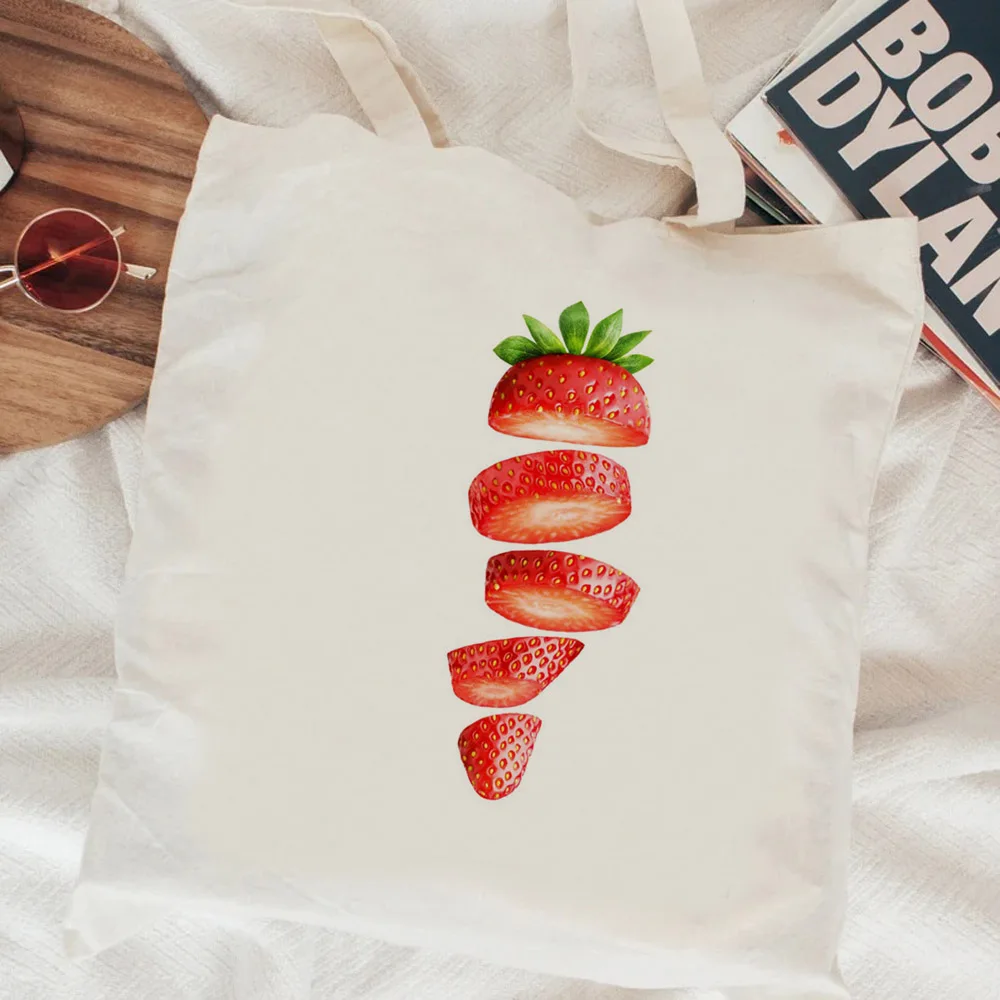 Strawberry Reusable Eco-Friendly Shopping Tote Bag