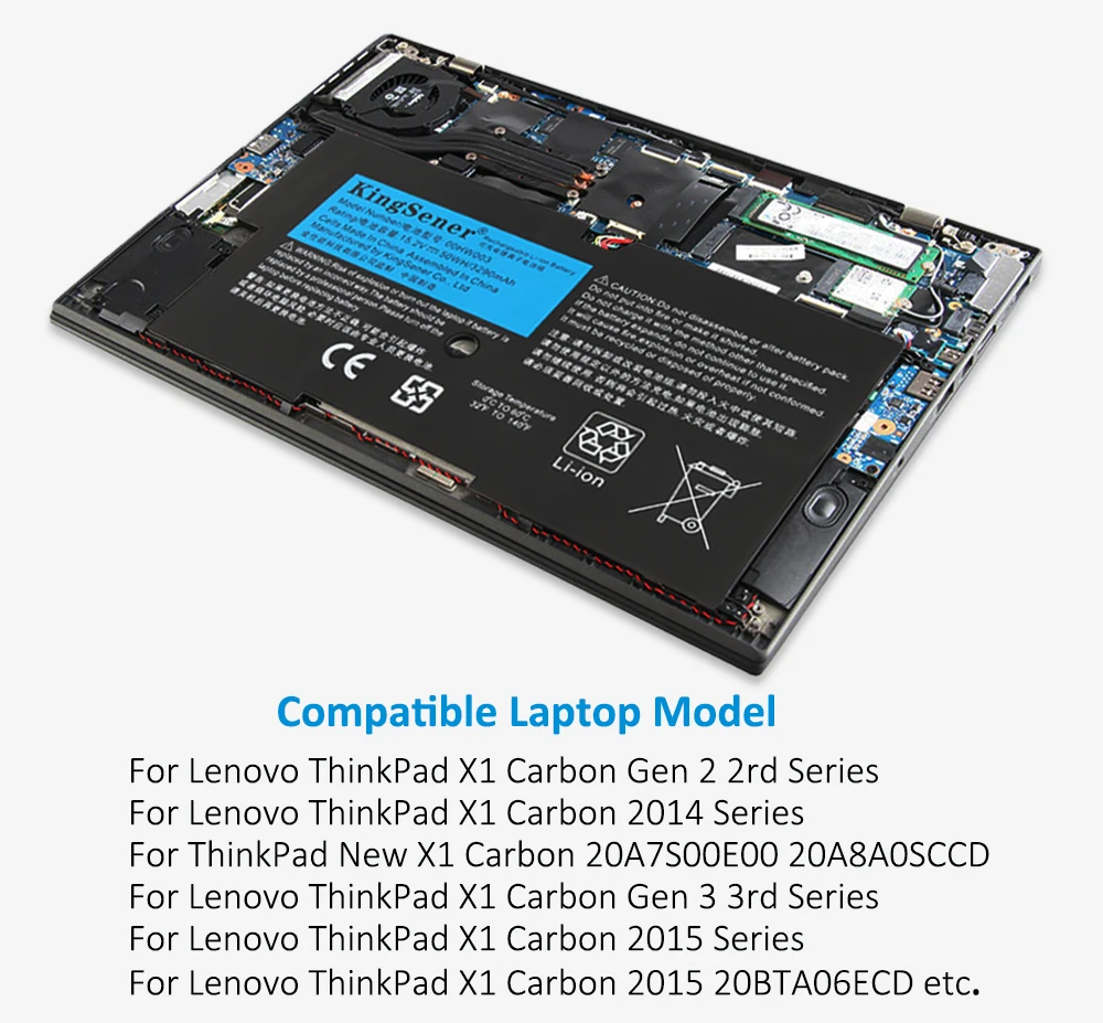 para Lenovo ThinkPad X1 Carbono Gen3 2015