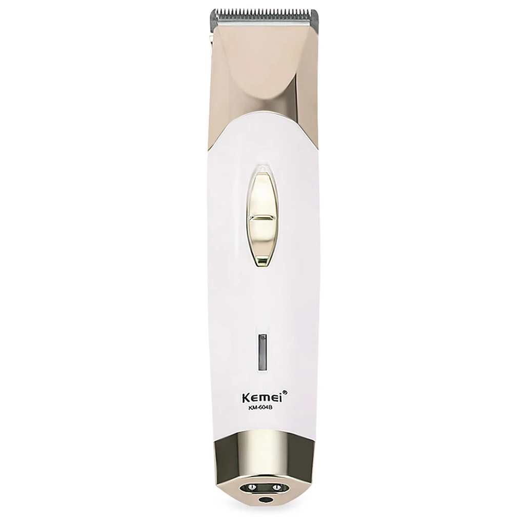 Kemei-전문가용 남성 무선 헤어 트리머, 충전식 음소거 이발기, 성인 남성용