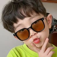Children Sunglasses Vintage Square UV400 Sun Glasses Outdoor Cute Girl  Boy  Fashion Glasses Protection Classic Kids Sunglasses