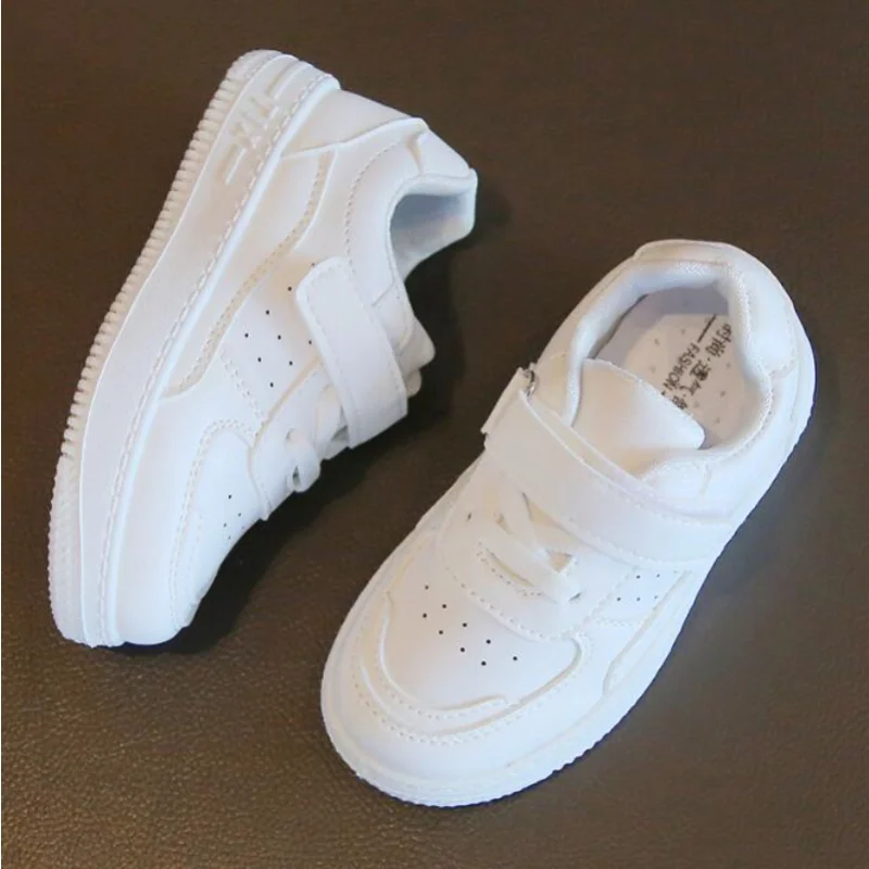 

New Children Casual Shoes Mesh Sneakers Boys Sport Breathable Tennis Sneaker Baby Girls Spring Fashion Shell White Running Shoes