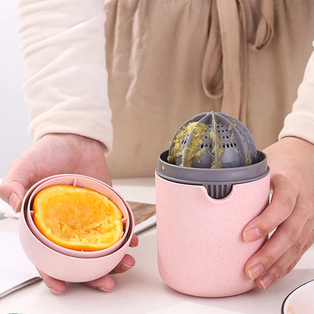 Portable Manual Fruit Juicer Presser Juice Maker Machine Orange Citrus  Lemon Juicer Lime Grape Squeezer Stainless Steel Extractor Squeezing Tool 