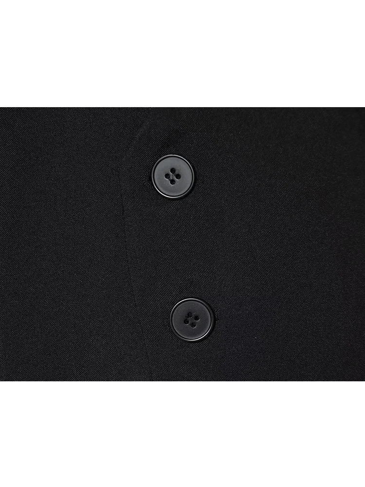 Women Solid Blazer Playsuits Vintage V-Neck Long Sleeve Fashion Commuting Rompers Simple Casual Spring Autumn Ladies Clothes