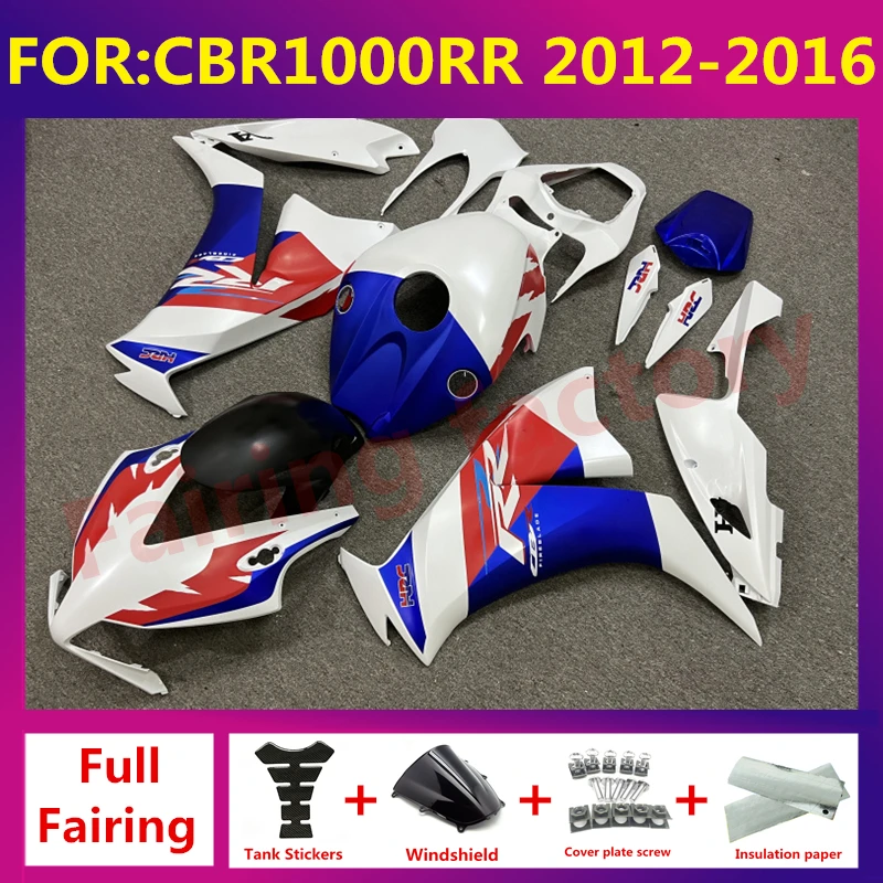 

Motorcycle ABS Bodywork Fairings Kits For CBR1000RR CBR1000 RR 2012 2013 2014 2015 2016 Shell full Fairing kit zxmt blue white