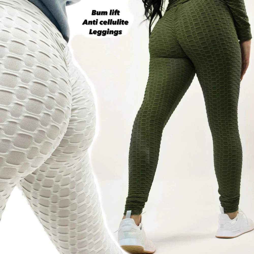 Waffle Textured Gym Leggings