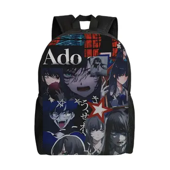 Ado Hibana World Tour Backpack for Men Women Teenage High School Business Daypack Anime Music College Shoulder Bag Gift 1