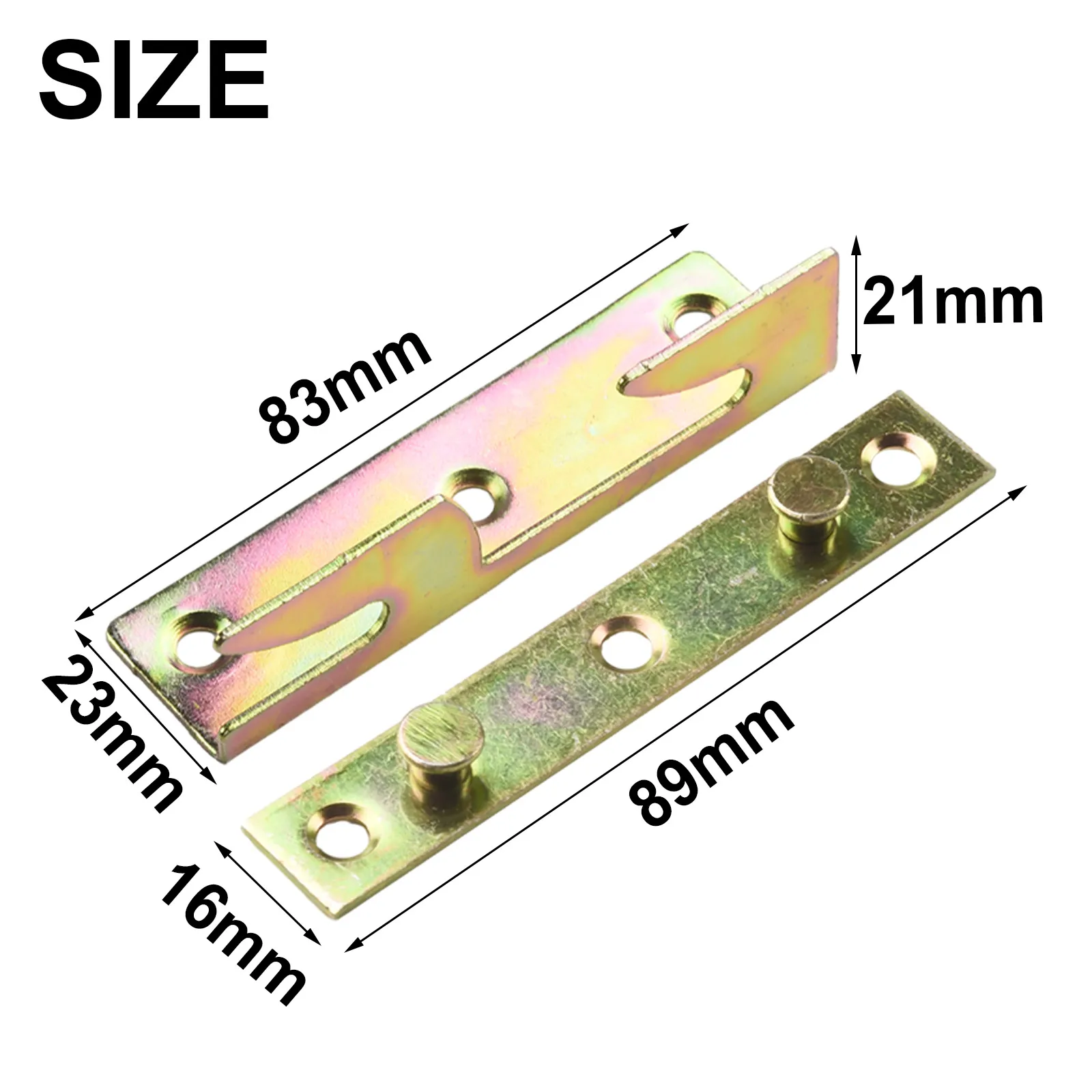 

Bed Rail Hook Bed Rail Bracket Bed Bed Rail Bracket Furniture Hinge Non-Mortise Snap Connectors Brass Connection