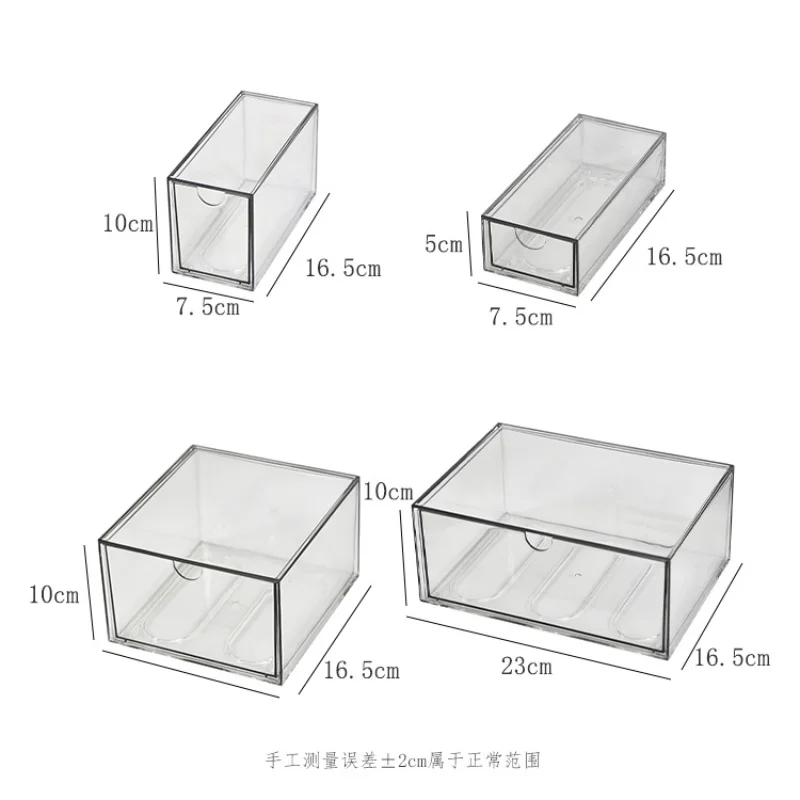Clear Drawer Storage Box Organizer 5