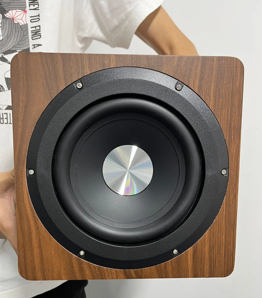 Home Theater 6.5-inch Active Pure Subwoofer 100W High-power Bass Household Wooden Desktop Speakers Box System