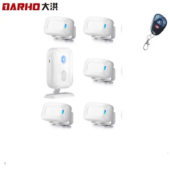 Darho Shop Company 홈 보안 웰컴 차임 무선 적외선 PIR 모션 센서 감지기, 알람 벨, 진입 경고 센서