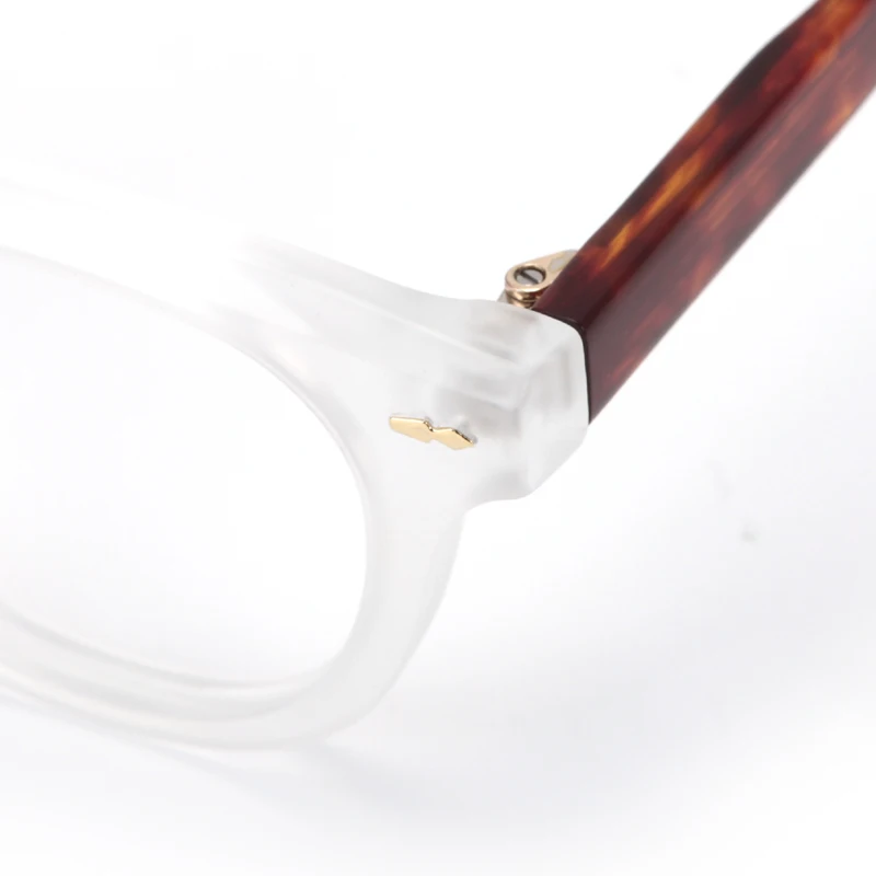 Muzz Unisex Full Rim Oval Brow Line Acetate Eyeglasses 2