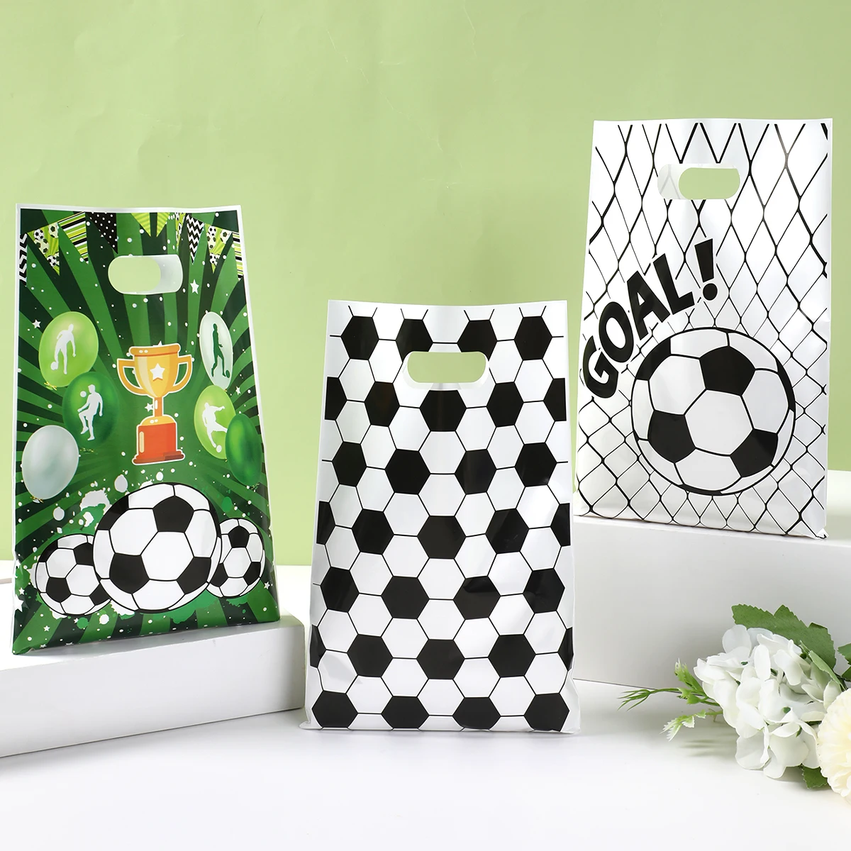Fußball-Geschenktüten Fußball-Themen Geburtstagsparty Dekorationen Kinder Jungen Geschenke Fußball-Geschenkverpackungen Baby-Shower-Zubehör – Detail 7