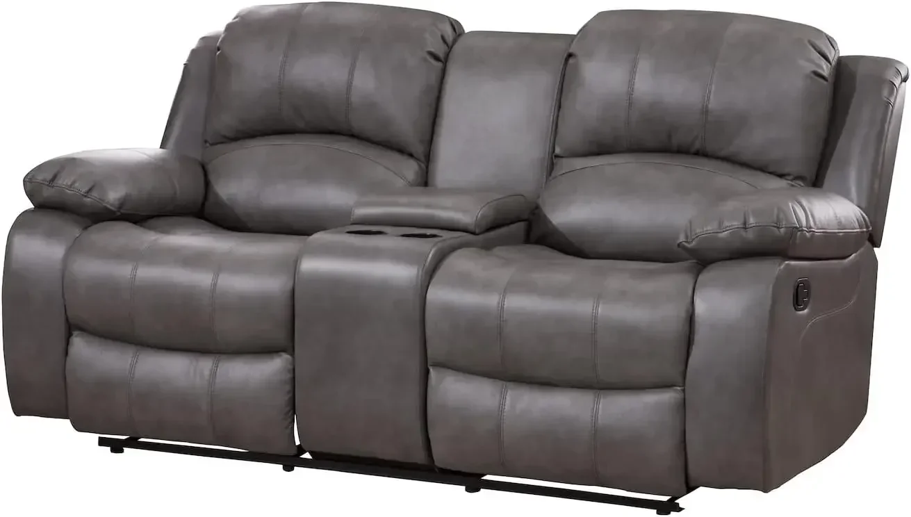 Leather Air Reclining Set 5