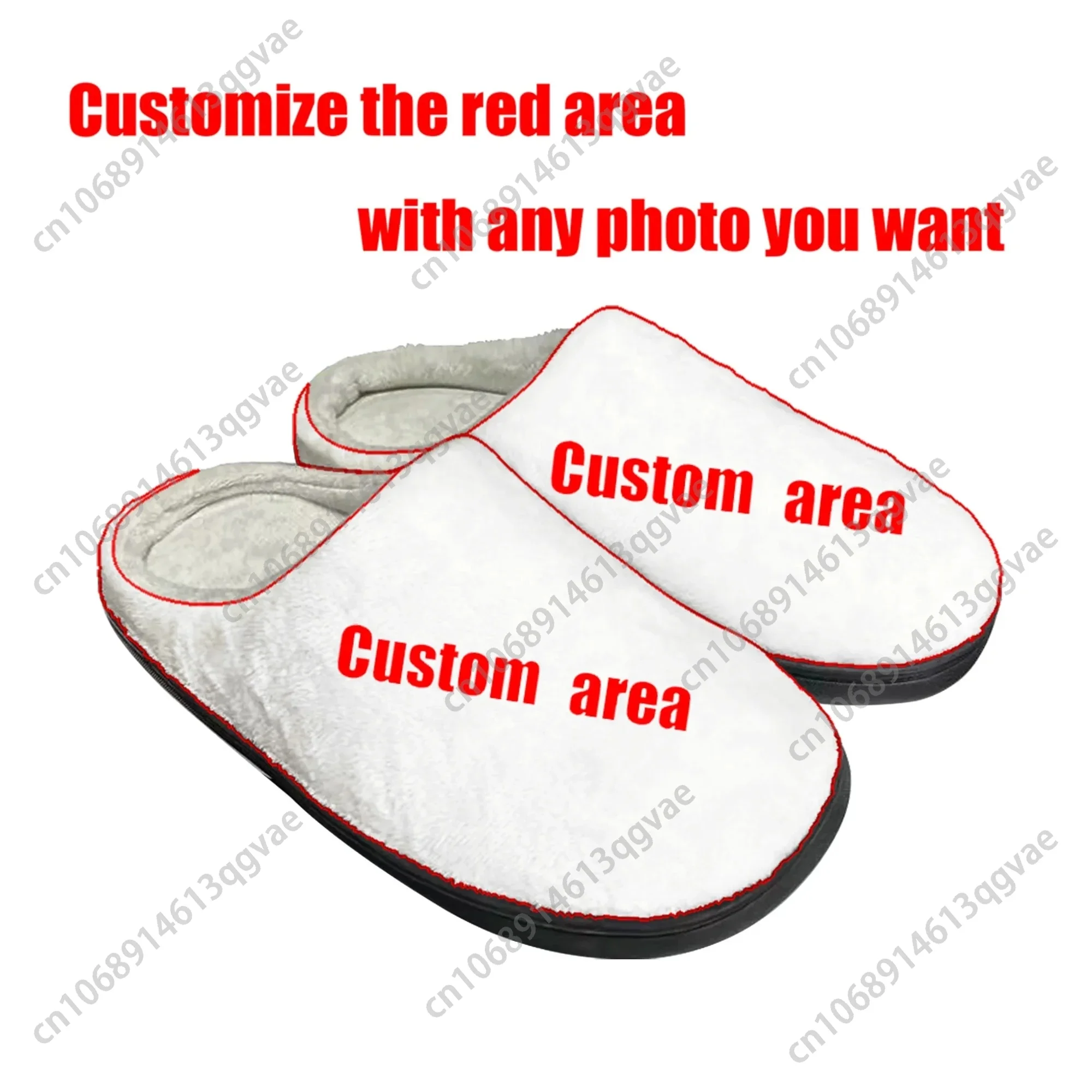 Cow Print 3D Pattern Home Cotton Custom Slippers Mens Womens Sandals Black White Printed Plush Bedroom Shoes Thermal Slipper