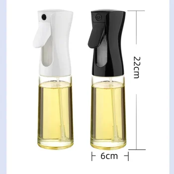 1pc 300ml Oil Spray Bottle Kitchen Cooking Olive Oil Dispenser Camping BBQ Baking Vinegar Soy Sauce Sprayer Containers 6