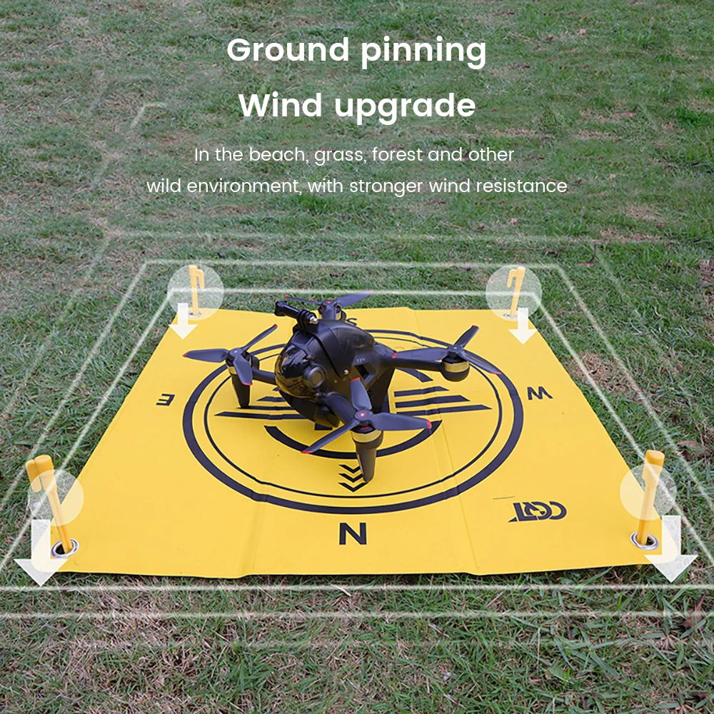 아바타 2 유니버설 드론 랜딩 패드 접이식 양면 헬리패드 DJI 미니 5 프로/4 프로/네오/에어 3S/매빅 4 프로 액세서리용