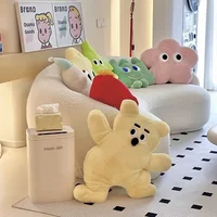 Soft Animal Plush Cushion Cute Stuffed Toy Hugging Pillow 3D Flower Bear Cat Pig 1